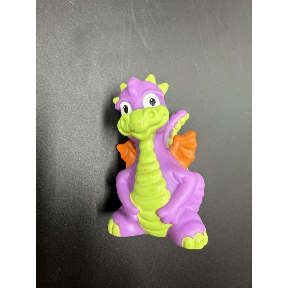 Fisher Price Little People Dragon Figure Lil Kingdom Castle Purple Green 2009